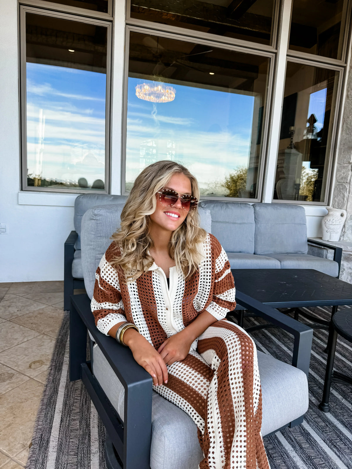 Sandy Toes Sweater Knit Cover-Up Set - Reg & Curvy