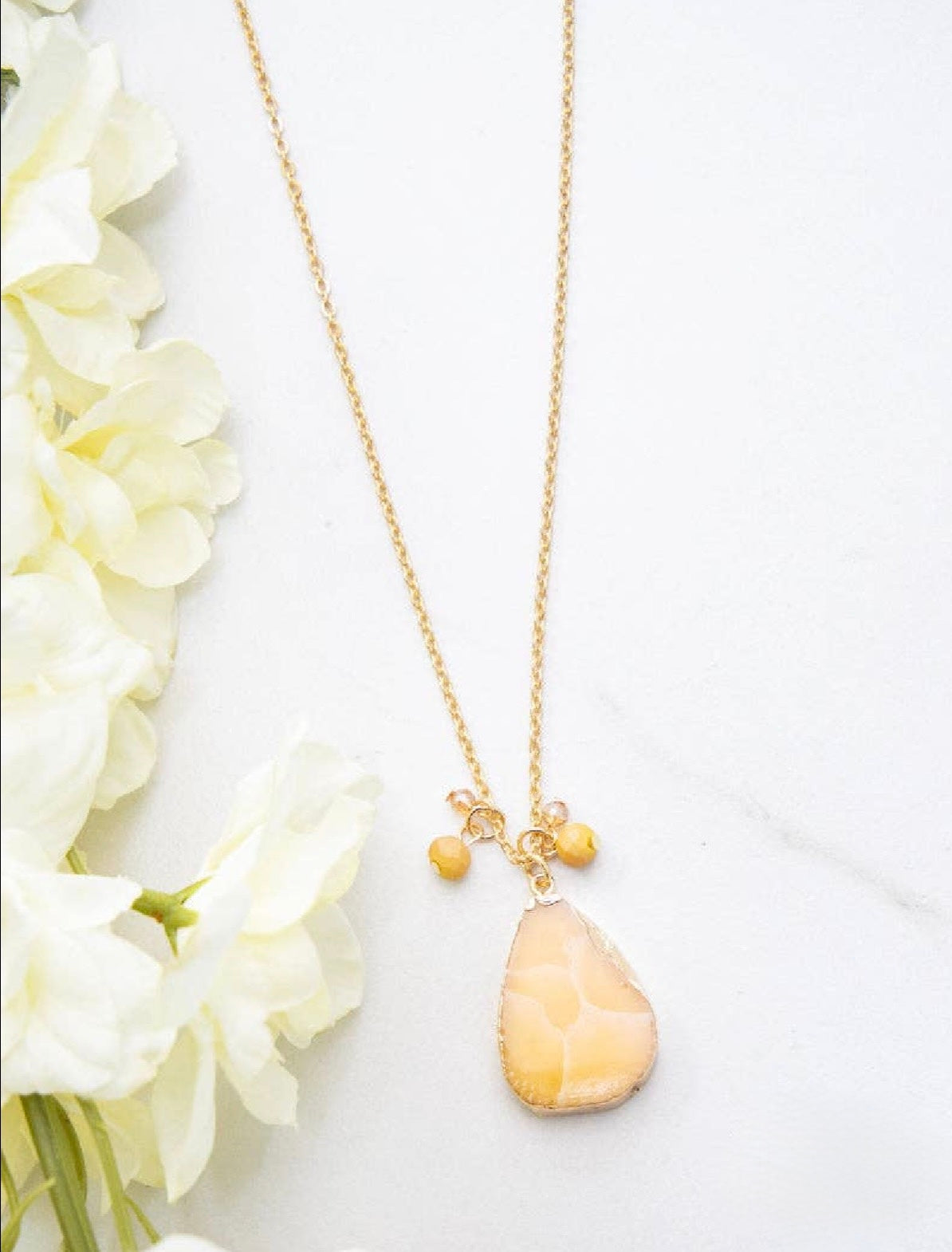 Sunbeam Stone Necklace