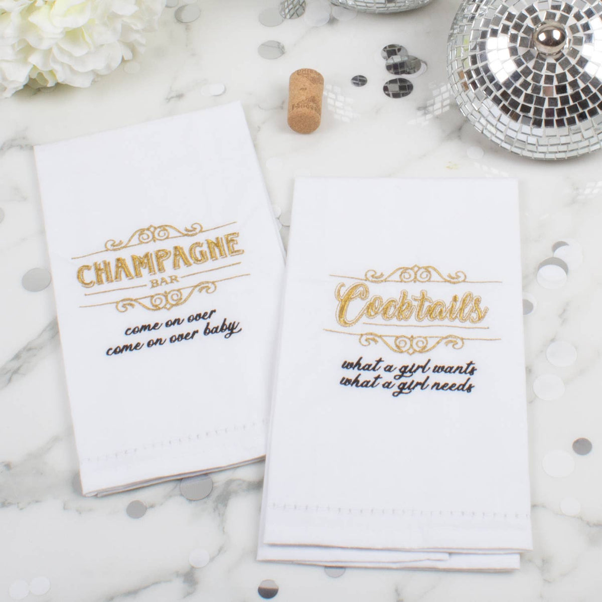 Cheers to the 90s Tea Towel Set