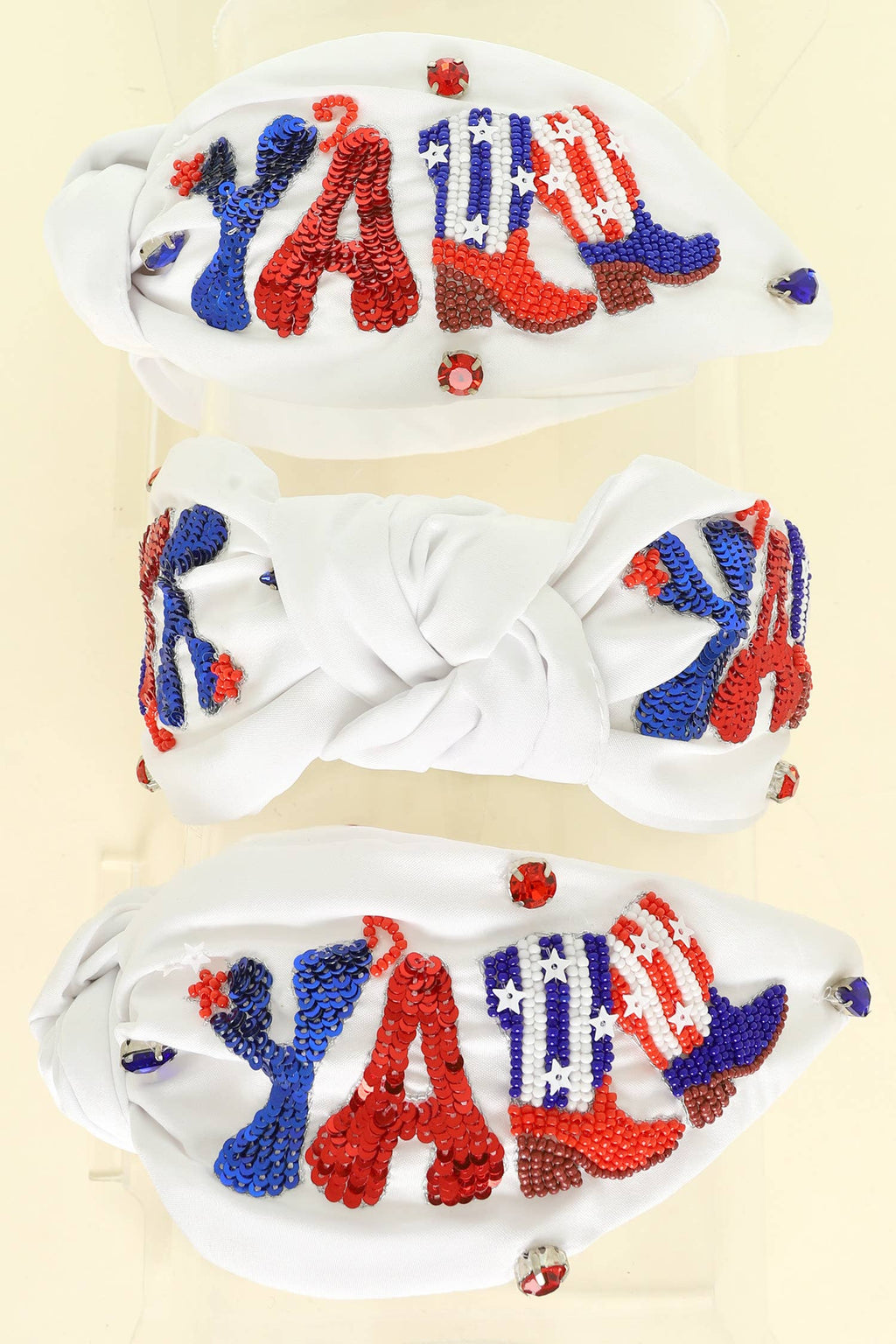 Y’all-American Sparkle Knot Headband