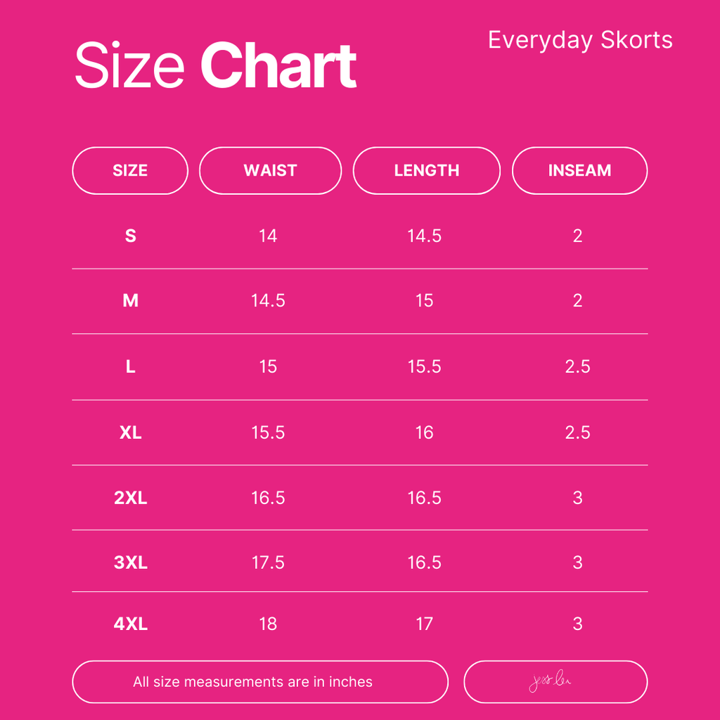 Bright Blooms Floral Skort - Reg & Curvy