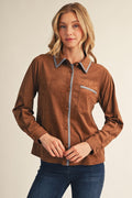 Blue Ridge Suede Top