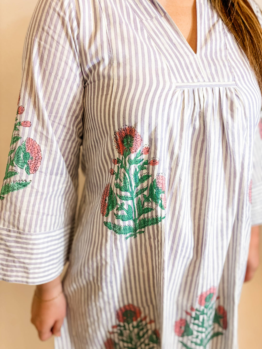The Mauve Market Stroll Caftan Dress - Reg & Curvy