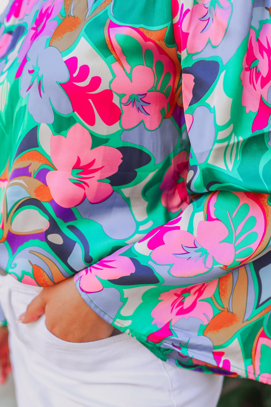 Tropic State of Mind Off Shoulder Top - Reg & Curvy