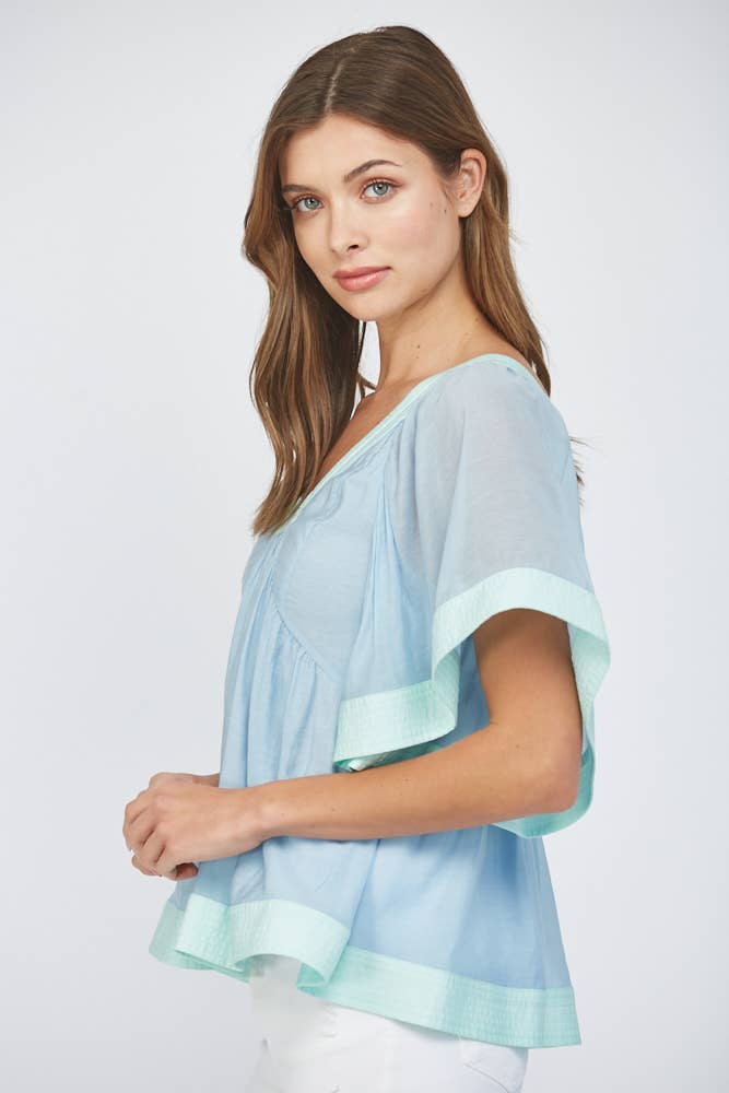 Mint To Be Babydoll Top
