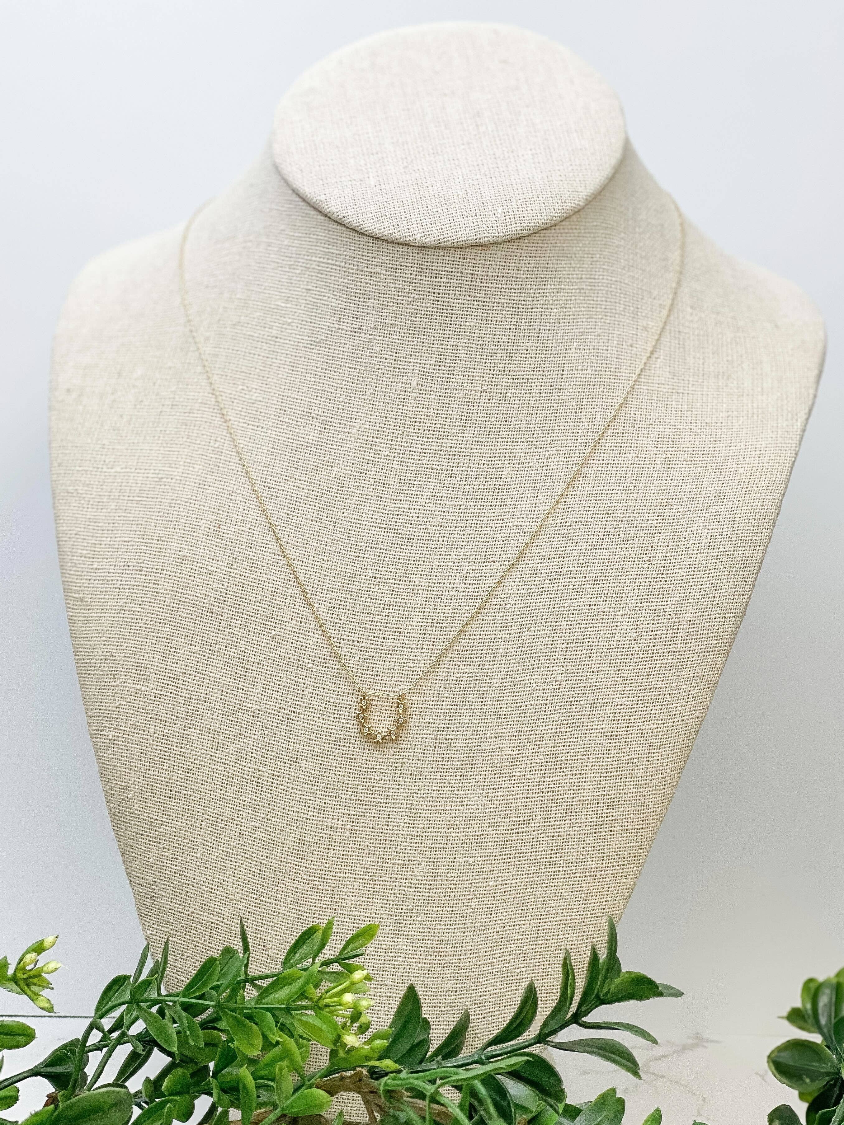 Lucky Charm Horseshoe Necklace