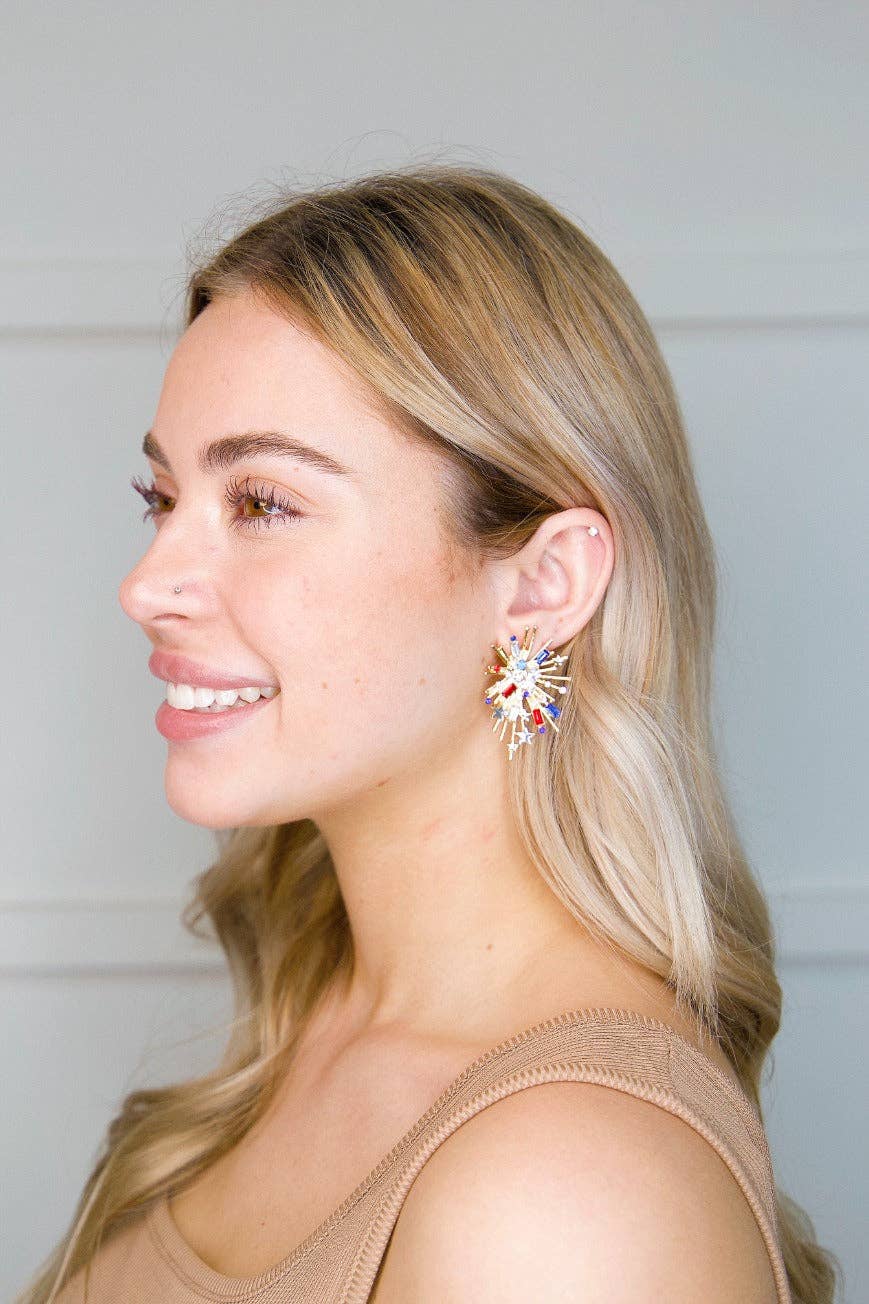 Sparkler Statement Earrings