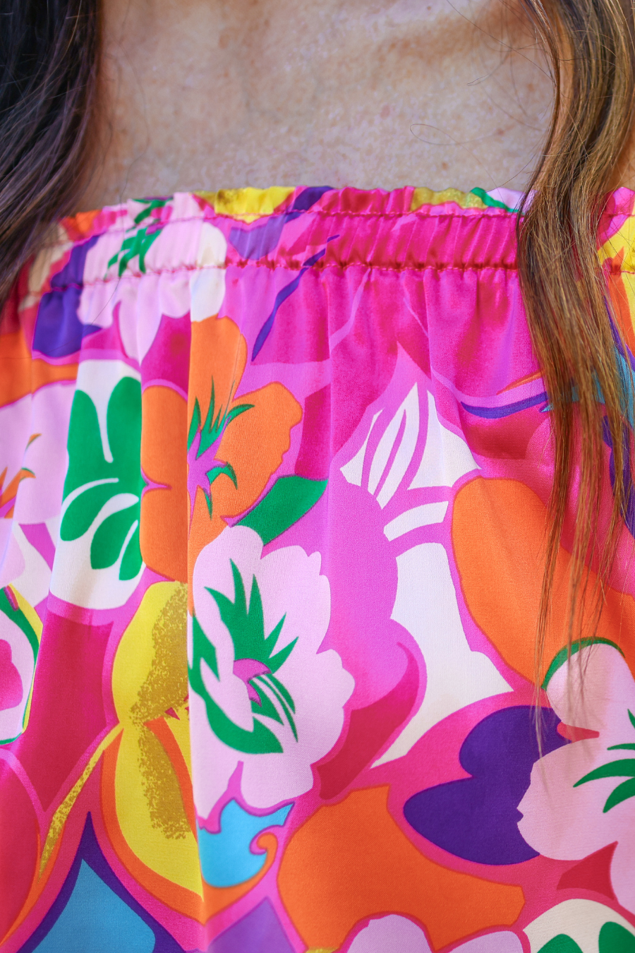 Tropic State of Mind Off Shoulder Top - Reg & Curvy