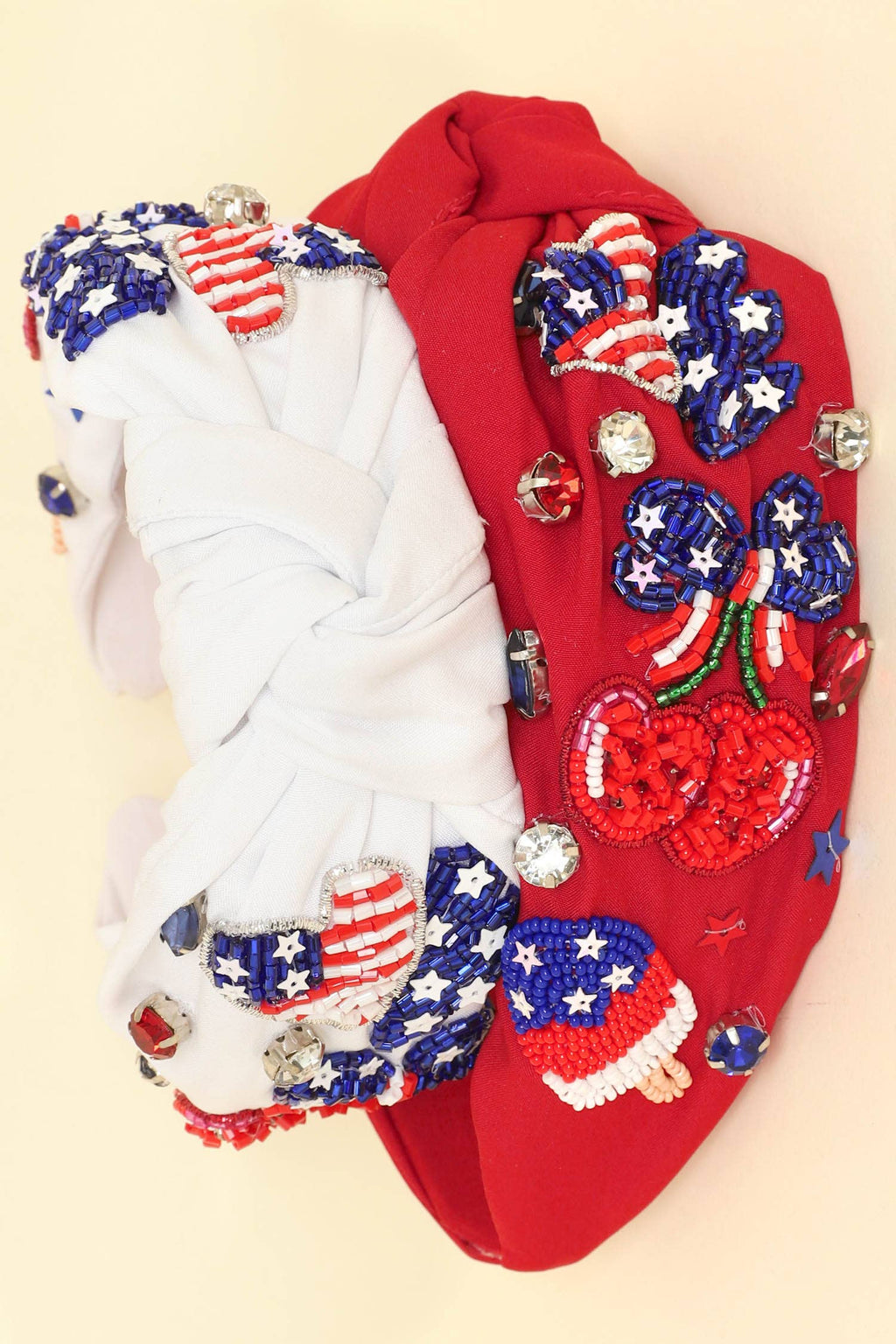 Cherry on Top Americana Knot Headband - 2 Colors
