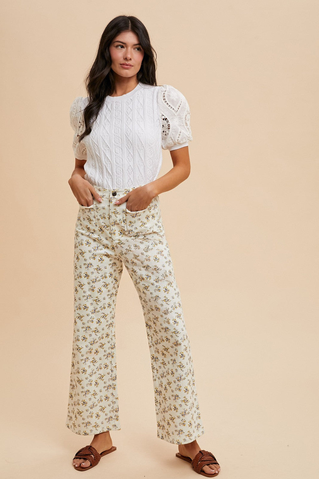 Petal Play Wide Leg Jeans - Reg & Curvy