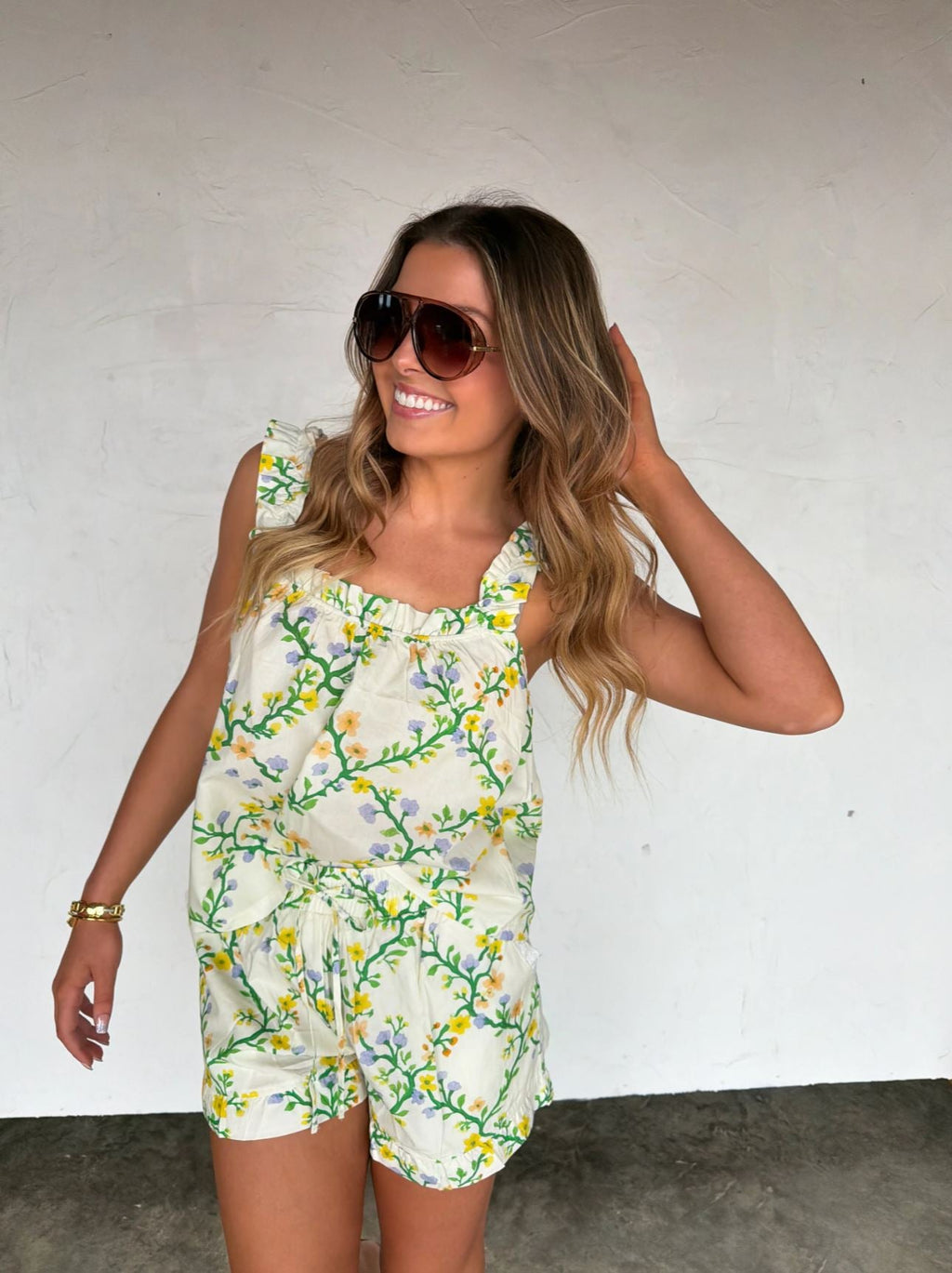 Floral Lattice Set - Reg & Curvy