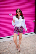 Patriotic Cheetah Shorts