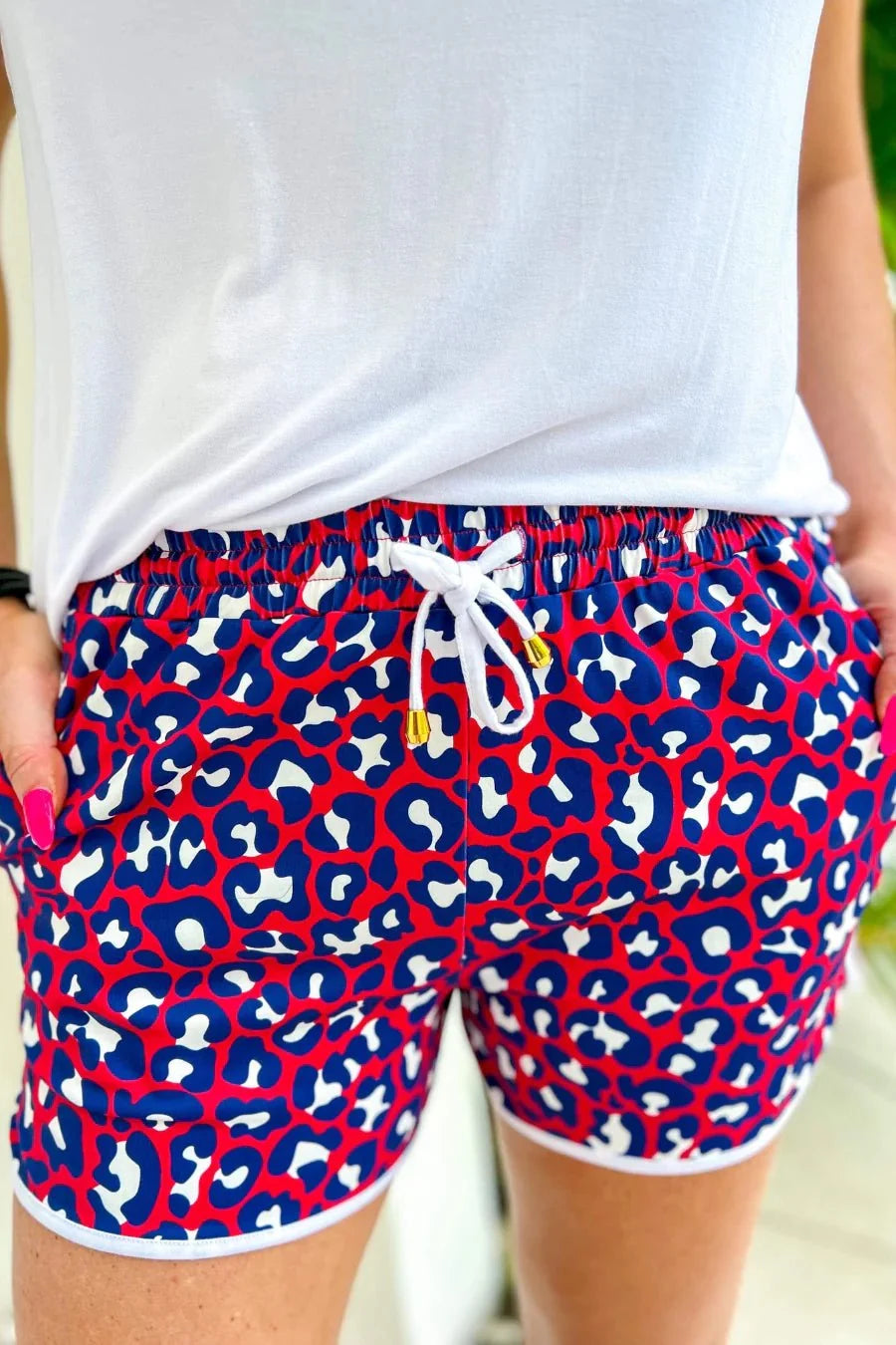 Patriotic Cheetah Shorts