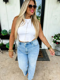 Pearl Pop Long Gold Chain Necklace