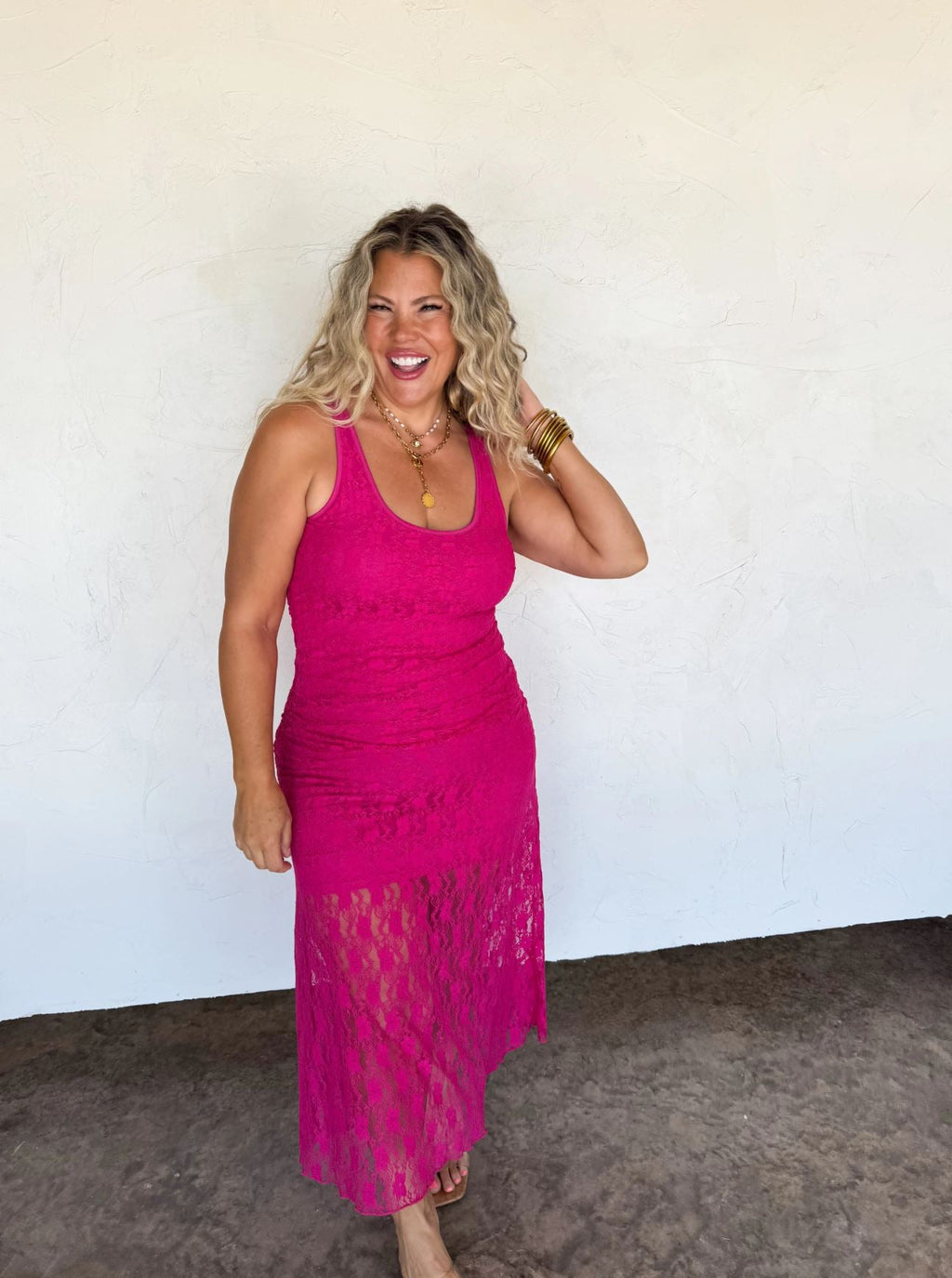 Lace Tank Dress - Reg & Curvy