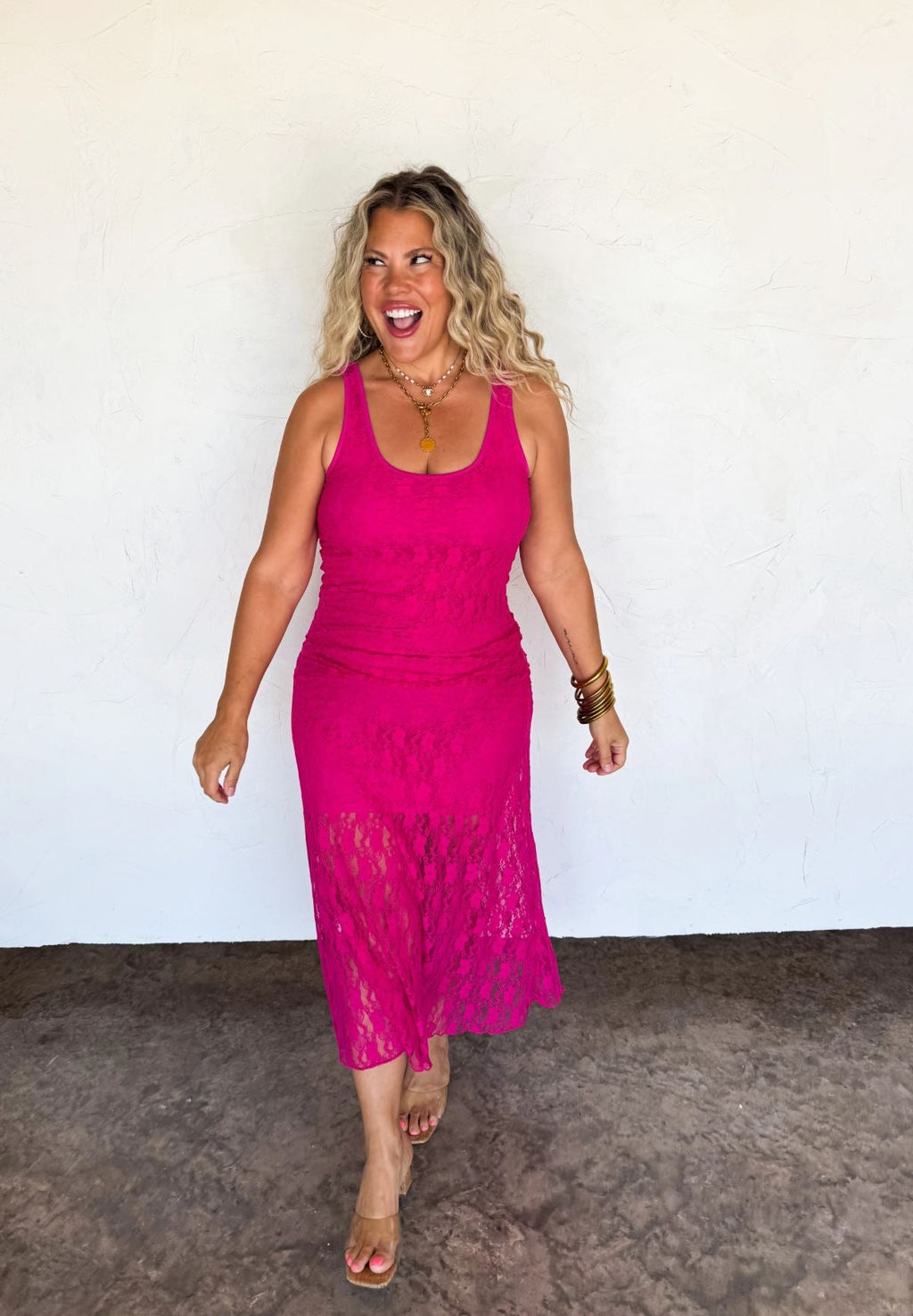 Lace Tank Dress - Reg & Curvy