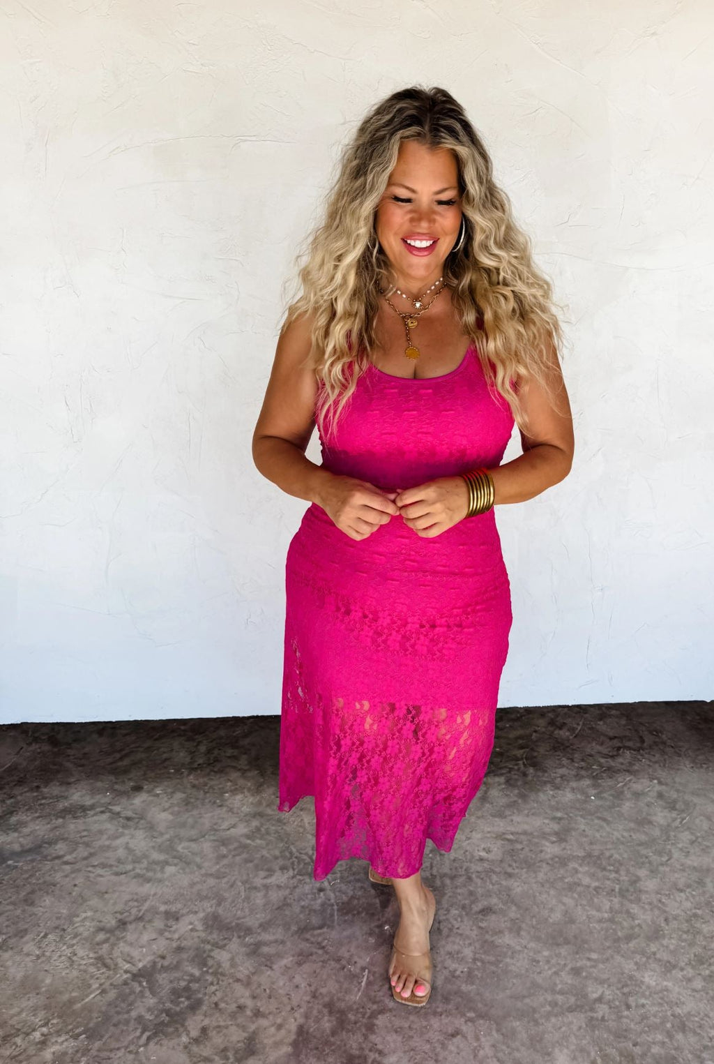 Lace Tank Dress - Reg & Curvy