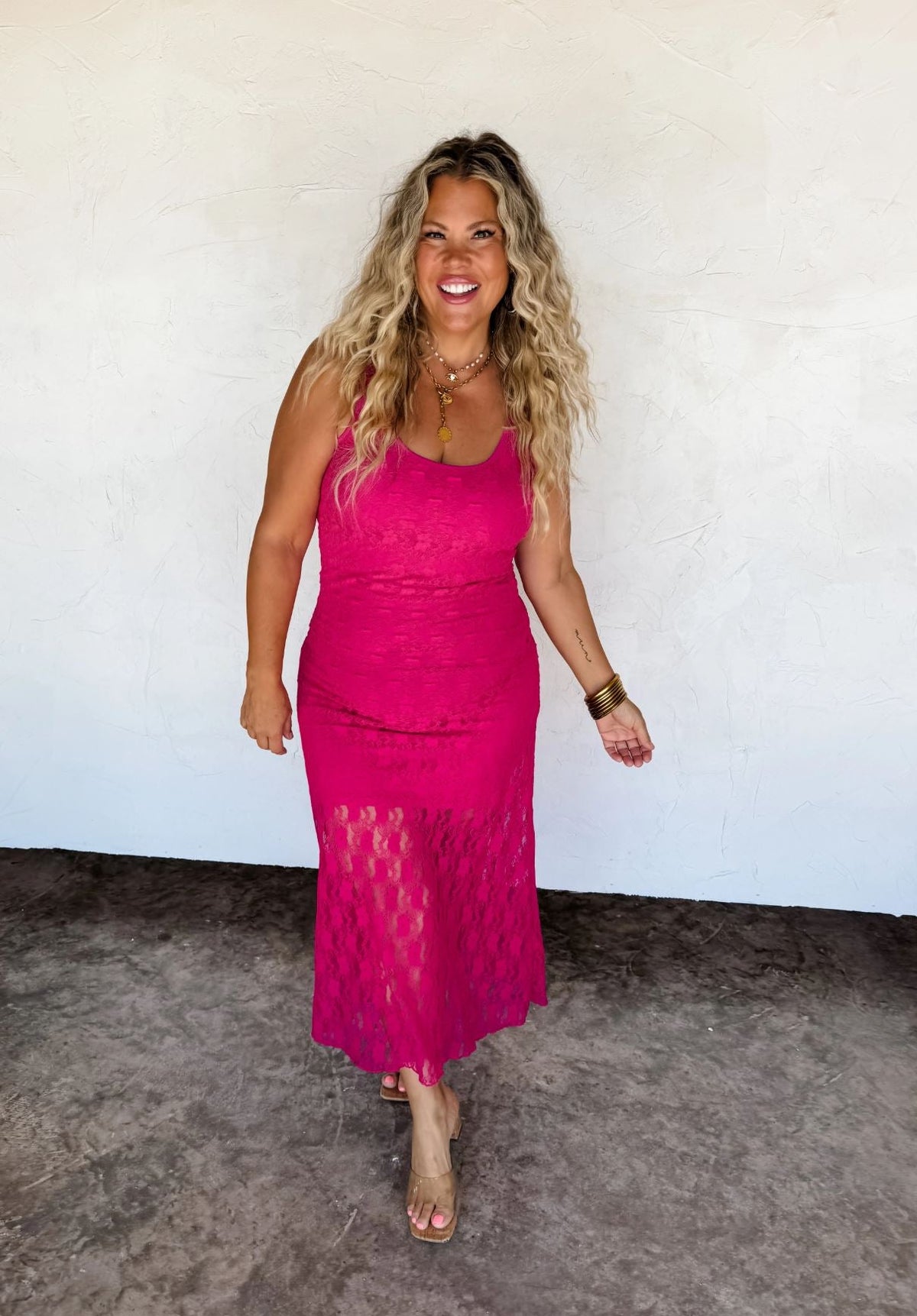 Lace Tank Dress - Reg & Curvy